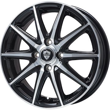 【パンク保証付き】【新品国産車用4穴100】 スタッドレスタイヤ ホイール4本セット 175/70R14 ヨコハマ アイスガード8 エイトIG80 エルベ エステローザ EST-10S ブラックポリッシュ 5.5J 14インチ(送料無料)|フジ スペシャルセレクション