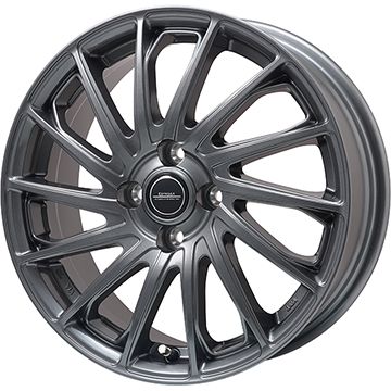 【新品国産車用4穴100】 夏タイヤ ホイール4本セット 185/60R16 ダンロップ ルマン V+(ファイブプラス) エルベ エステローザ EST-7F ディープグレー 6J 16インチ(送料無料)|フジ スペシャルセレクション