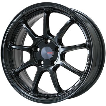【新品国産車用5穴114.3】 オールシーズンタイヤ ホイール4本セット 215/55R17 クムホ マーシャル MH22 オールシーズン(限定) ENKEI エンケイ PerformanceLine PF09 フジオリジナルカラー 7J 17インチ(送料無料)