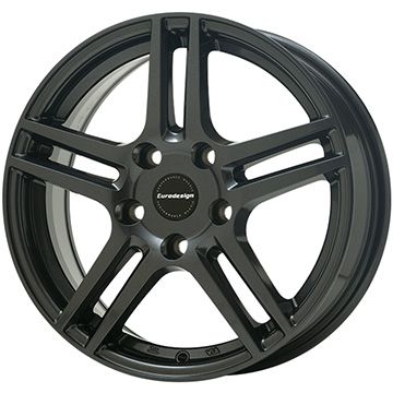 【新品】輸入車用 ルノー メガーヌ スタッドレスタイヤ ホイール4本セット 225/45R17 ダンロップ ウインターマックス 03 WM03 ユーロデザイン アイガー 7J 17インチ(送料無料)｜フジ スペシャルセレクション