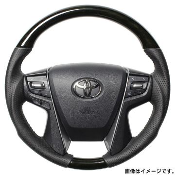 REAL レアル ステアリング ハンドル オリジナルシリーズ ラウンドシェイプ H30-BKW-BK 送料無料(一部地域除く) 26,709円