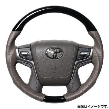 REAL レアル ステアリング ハンドル オリジナルシリーズ ラウンドシェイプ H30G-PBW-GL 送料無料(一部地域除く)｜フジ スペシャルセレクション