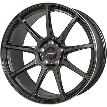 【新品国産車用5穴114.3】 オールシーズンタイヤ ホイール4本セット 235/55R18 クムホ マーシャル MH22 オールシーズン(限定) ホットスタッフ クロススピード ハイパーエディションRS9 7.5J 18インチ(送料無料)