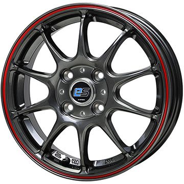【新品 軽自動車】N-BOX タント スペーシア 夏タイヤ ホイール4本セット 165/55R15 ヨコハマ アドバン フレバV701 ホットスタッフ ジースピード es-01 4.5J 15インチ(送料無料)|フジ スペシャルセレクション