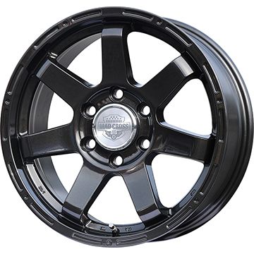 【新品】ランクル250 スタッドレスタイヤ ホイール4本セット 265/65R18 ブリヂストン ブリザック VRX3 ホットスタッフ マッドクロス MC-76 ガンブラック トヨタ車専用 7.5J 18インチ(送料無料)|フジ スペシャルセレクション