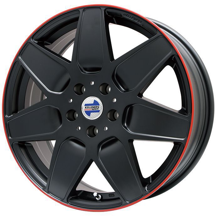 【パンク保証付き】【新品】輸入車用 MINI（F54 JCW） スタッドレスタイヤ ホイール4本セット 225/40R18 ヨコハマ アイスガード8 エイトIG80 ケレナーズスポーツ M7(マットブラック/リムレッドライン) 7J 18インチ(送料無料)｜フジ スペシャルセレクション 152,750円