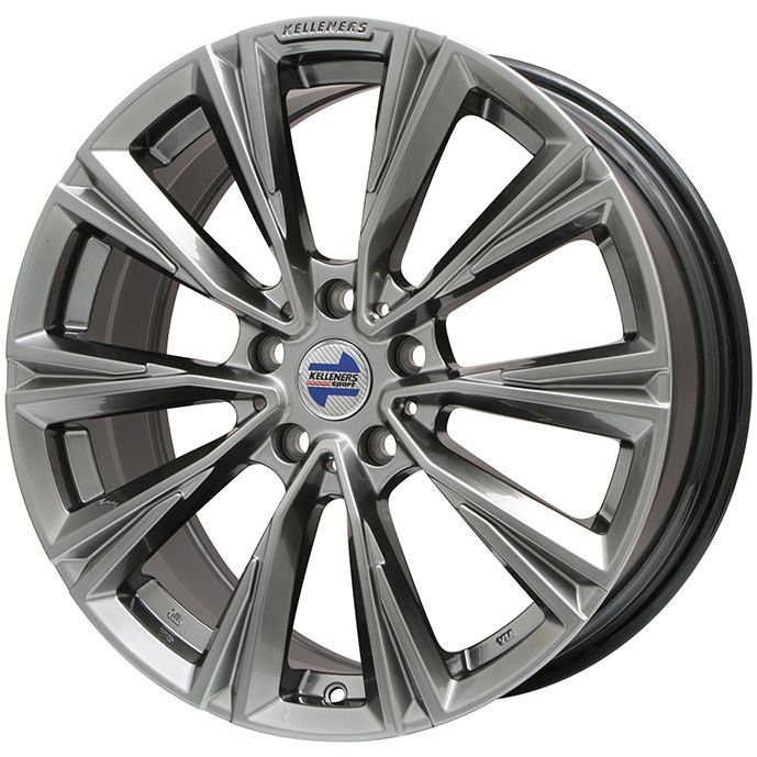【新品】輸入車用 BMW 5シリーズ（G60/G61） スタッドレスタイヤ ホイール4本セット 225/55R18 ブリヂストン ブリザック WZ-1 ケレナーズスポーツ X-LINE(クロームハイパーブラック) 7.5J 18インチ(送料無料)