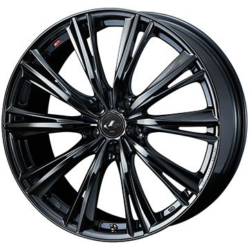 【新品国産車用5穴114.3】 オールシーズンタイヤ ホイール4本セット 225/55R18 グリップマックス シュアグリップ オールシーズン(限定) WEDS ウェッズ レオニス WX 7J 18インチ(送料無料)