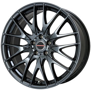 【新品国産車用5穴114.3】 夏タイヤ ホイール4本セット 215/35R19 ダンロップ ルマン V+(ファイブプラス) ビッグウエイ レイシーン プラバ9M(BMC) 8J 19インチ(送料無料)