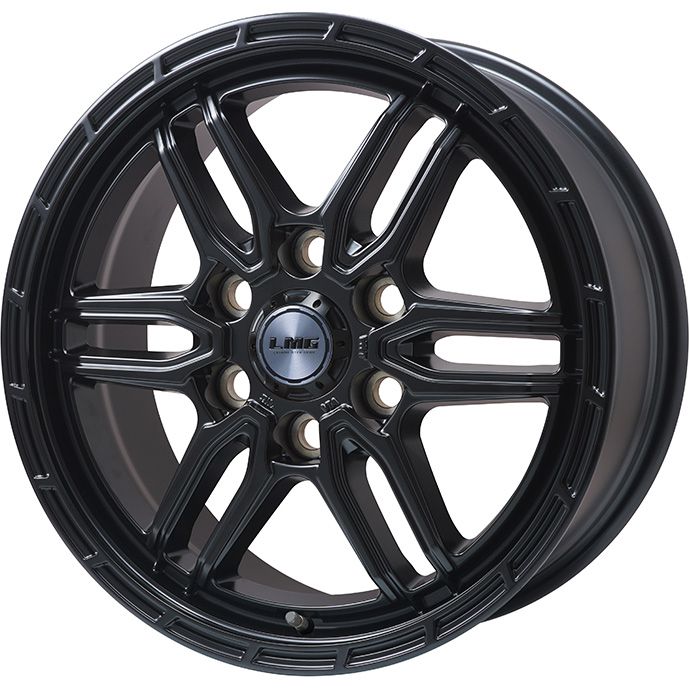 【新品】プラド/ハイラックス スタッドレスタイヤ ホイール4本セット 265/65R17 ブリヂストン ブリザック DM-V3 レアマイスター LMG ベレッタ(マットブラック) 8J 17インチ(送料無料)|フジ スペシャルセレクション