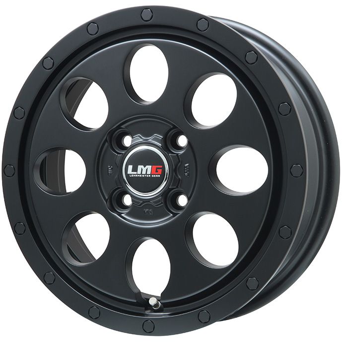 【新品国産車用4穴100】 スタッドレスタイヤ ホイール4本セット 175/65R14 ブリヂストン ブリザック WZ-1 レアマイスター LMG CS-8 マットブラック 5J 14インチ(送料無料)