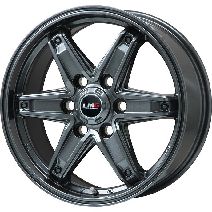 【新品国産車用6穴139.7】 夏タイヤ ホイール4本セット 35X12.5R17 ヨコハマ ジオランダー M/T G003 レアマイスター LMG エトナ(ディープグレー) 17インチ(送料無料)｜フジ スペシャルセレクション