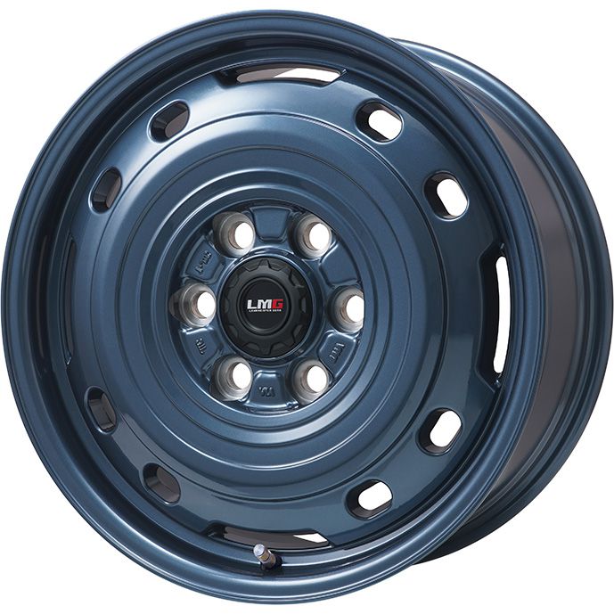 【新品】ランクル300/ランクル250 スタッドレスタイヤ ホイール4本セット 265/65R18 ヨコハマ アイスガード SUV G075 レアマイスター LMG OFF-STYLE 2 (ブルー) 7.5J 18インチ(送料無料)