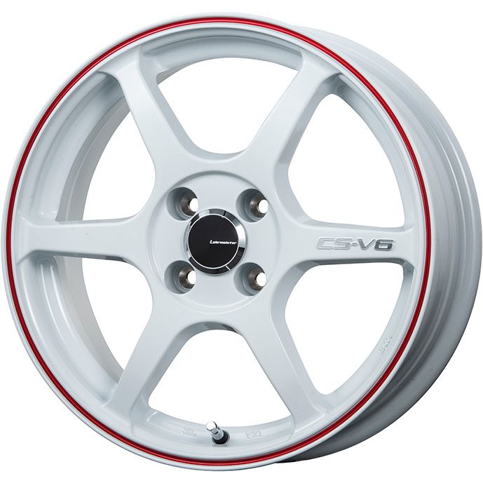 【新品】クロスビー/イグニス オールシーズンタイヤ ホイール4本セット 175/60R16 グリップマックス シュアグリップ オールシーズン ナノ(限定) レアマイスター CS-V6(ホワイト/レッドライン) 6J 16インチ(送料無料)
