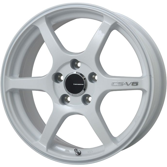 【パンク保証付き】【新品】スイフトスポーツ スタッドレスタイヤ ホイール4本セット 195/45R17 ヨコハマ アイスガード8 エイトIG80 レアマイスター CS-V6(ホワイト) 7J 17インチ(送料無料)