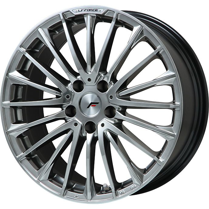 【新品】レクサスLBX スタッドレスタイヤ ホイール4本セット 225/55R18 98 T ヨコハマ アイスガード SUV G075 レアマイスター LF-FORCE クロームハイパーシルバーR14ボルト 7J 18インチ(送料無料)|フジ スペシャルセレクション