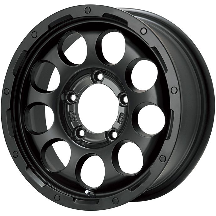 【新品】ジムニー 夏タイヤ ホイール4本セット 195R16C 104/102Q ダンロップ グラントレック MT2 レアマイスター LMG CS-9 マットブラック 5.5J 16インチ(送料無料)|フジ スペシャルセレクション