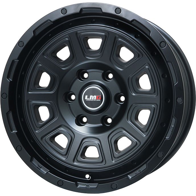 【新品国産車用6穴139.7】 夏タイヤ ホイール4本セット 275/65R18 116 T XL ヨコハマ ジオランダー X-AT G016 RBL レアマイスター LMG DS-10 マットブラック 8J 18インチ(送料無料)