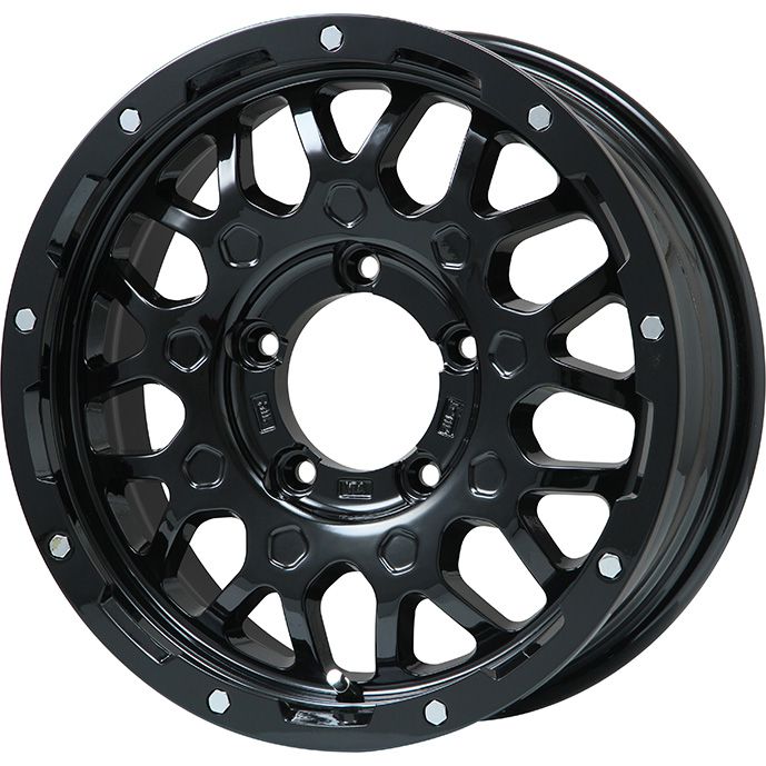 【新品】ジムニーシエラ/ジムニーノマド スタッドレスタイヤ ホイール4本セット 215/70R16 ミシュラン エックスアイス スノー SUV レアマイスター LMG MS-9W グロスブラック 5.5J 16インチ(送料無料)｜フジ スペシャルセレクション 69,135円