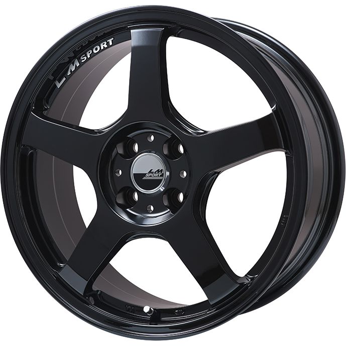 【新品】60系プリウス スタッドレスタイヤ ホイール4本セット 195/65R16 ブリヂストン ブリザック WZ-1 レアマイスター LMスポーツ LM-05R(グロスブラック) 6.5J 16インチ(送料無料)