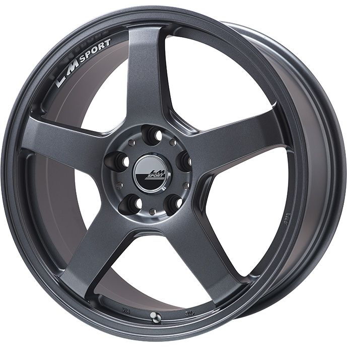 【新品国産車用5穴114.3】 夏タイヤ ホイール4本セット 215/40R18 グリップマックス シュアグリップ PRO SPORT BSW（限定） レアマイスター LMスポーツ LM-05R(マットガンメタ) 7.5J 18インチ(送料無料)