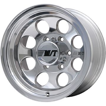 【新品国産車用6穴139.7】 夏タイヤ ホイール4本セット 265/70R15 ダンロップ グラントレック AT5 ミッキートンプソン クラシック3 8J 15インチ(送料無料)