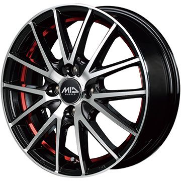 【新品 軽自動車】タフト ソリオ 夏タイヤ ホイール4本セット 165/65R15 ヨコハマ ブルーアース AE-01 MID WHEELS RX27 4.5J 15インチ(送料無料)|フジ スペシャルセレクション