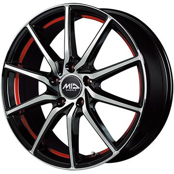 【新品国産車用5穴114.3】 夏タイヤ ホイール4本セット 215/60R17 ダンロップ エナセーブ RV505 MID WHEELS RX810 7J 17インチ(送料無料)