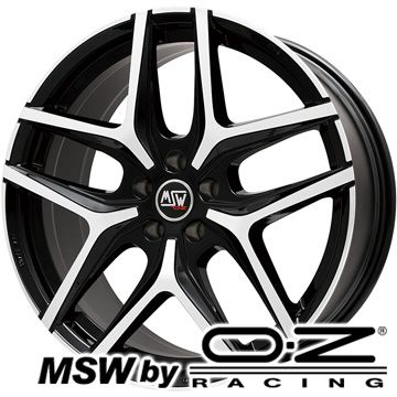 【新品】輸入車用 アウディA7 スポーツバック（F2） スタッドレスタイヤ ホイール4本セット 225/55R18 ミシュラン エックスアイス スノー MSW by OZ Racing MSW 40(グロスブラックフルポリッシュ) 8J 18インチ(送料無料)