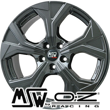 【新品】輸入車用 プジョー5008 2017- スタッドレスタイヤ ホイール4本セット 225/55R18 ダンロップ ウインターマックス 03 WM03 MSW by OZ Racing MSW 43(グロスダークグレー) 8J 18インチ(送料無料)