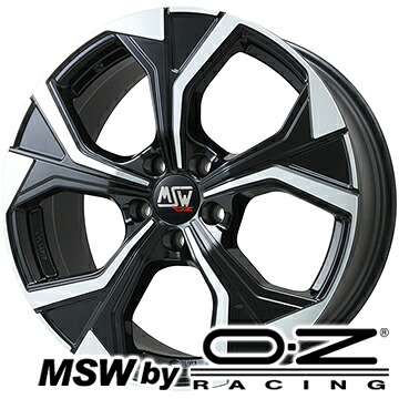 【新品】輸入車用 ボルボ(XC60) スタッドレスタイヤ ホイール4本セット 235/55R19 ブリヂストン ブリザック VRX3 MSW by OZ Racing MSW 43(グロスブラックフルポリッシュ) 8J 19インチ(送料無料)|フジ スペシャルセレクション