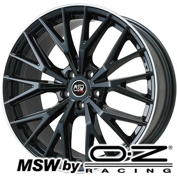 【新品】輸入車用 ベンツGLC(X253) スタッドレスタイヤ ホイール4本セット 255/45R20 ブリヂストン ブリザック WZ-1 MSW by OZ Racing MSW 44(グロスブラック/リムポリッシュ) 8.5J 20インチ(送料無料)|フジ スペシャルセレクション