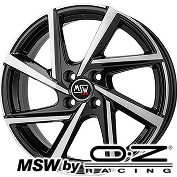 【新品】輸入車用 プジョー3008 2017- スタッドレスタイヤ ホイール4本セット 225/60R17 ブリヂストン ブリザック WZ-1 MSW by OZ Racing MSW 80(グロスブラックフルポリッシュ) 7J 17インチ(送料無料)｜フジ スペシャルセレクション