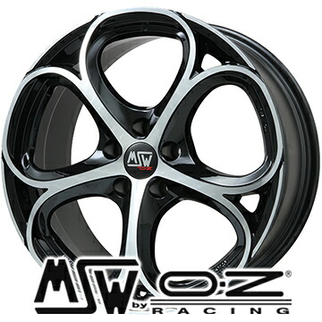 【新品】輸入車用 ジュリア スタッドレスタイヤ ホイール4本セット 225/45R18 95 T XL ダンロップ ウインターマックス 02 WM02 MSW by OZ Racing MSW 82(グロスブラックポリッシュ) 8J 18インチ(送料無料)