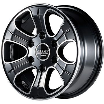 【新品】ハイエース200系 夏タイヤ ホイール4本セット 195/80R15 107/105N ダンロップ W01 ホワイトレター エムテクノ M.T.S.JAPAN MJ15-01S 6.5J 15インチ(送料無料)