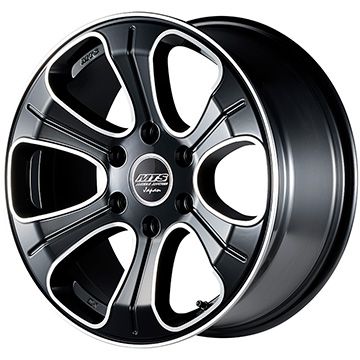 【新品】ハイエース200系 夏タイヤ ホイール4本セット 225/50R18 107/105H ヨコハマ PARADA PA03 ブラックレター エムテクノ M.T.S.JAPAN MJ18-01S 8J 18インチ(送料無料)