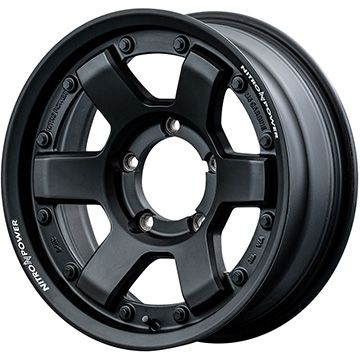 【新品】ジムニー 夏タイヤ ホイール4本セット 215/85R16 ヨコハマ ジオランダー A/T4 G018 RBL MID WHEELS NITRO POWER M6 カービン 5.5J 16インチ(送料無料)