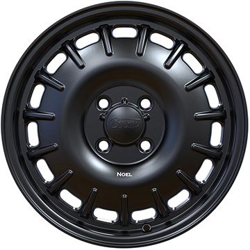 【パンク保証付き】【新品国産車用4穴100】 夏タイヤ ホイール4本セット 165/70R14 ヨコハマ ブルーアース RV-03CK オフビート バウンティコレクション ノエル 5J 14インチ(送料無料)