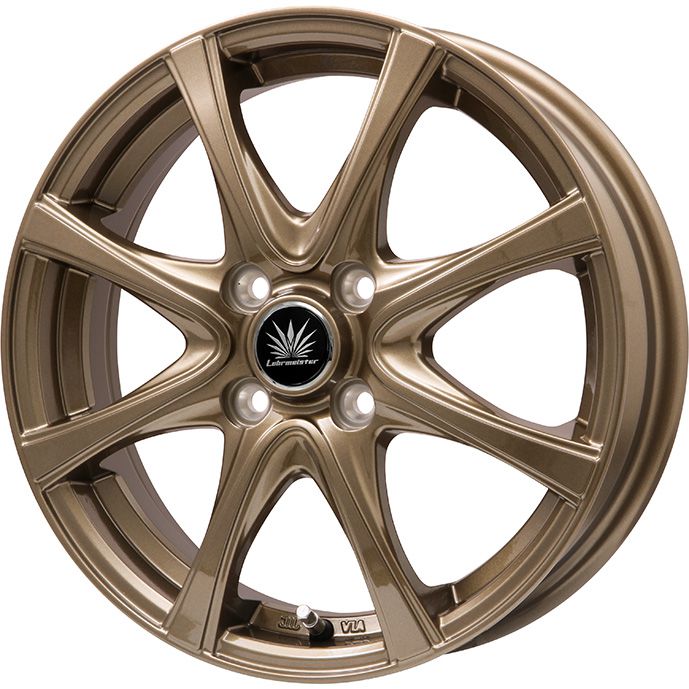 【新品国産車用4穴100】 夏タイヤ ホイール4本セット 185/55R15 ダンロップ エナセーブ EC204 プレミックス アマルフィV Jr(ブロンズ) 5.5J 15インチ(送料無料) 53,760円