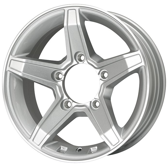 【新品】ジムニー 夏タイヤ ホイール4本セット 175/80R16 グリップマックス インセプション A/TII RWL(限定) プレミックス エステラ(シルバー/リムポリッシュ) 5.5J 16インチ(送料無料) 49,380円