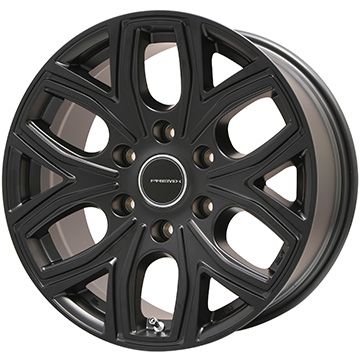 【新品】キャラバン オールシーズンタイヤ ホイール4本セット 215/60R17 109/107T ミシュラン アジリス クロスクライメート プレミックス 飛車(マットブラック) 6.5J 17インチ(送料無料)｜フジ スペシャルセレクション