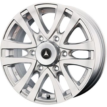 【新品】キャラバン 夏タイヤ ホイール4本セット 195/80R15 107/105N ダンロップ W01 ホワイトレター テクノピア マッドクリフ 6J 15インチ(送料無料)