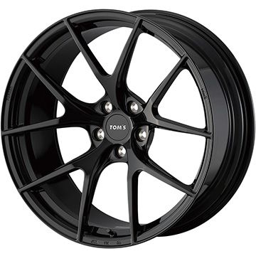【新品国産車用5穴114.3】 夏タイヤ ホイール4本セット 235/55R19 ファルケン アゼニス FK520L TOMS トムス(トヨタ車専用) TWF03 8.5J 19インチ(送料無料)｜フジ スペシャルセレクション