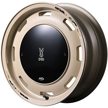 【新品 軽自動車】N-BOX タント スペーシア オールシーズンタイヤ ホイール4本セット 155/65R14 クムホ マーシャル MH22 オールシーズン(限定) MID WHEELS MID×DOD ウシャリントバリ 4.5J 14インチ(送料無料) 67,760円