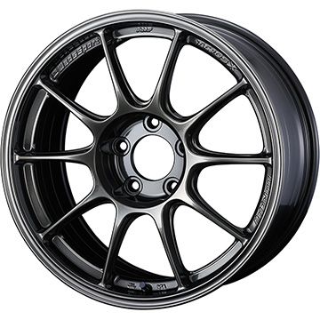 【新品国産車用5穴100】 夏タイヤ ホイール4本セット 215/45R17 ダンロップ エナセーブ EC204 WEDS ウェッズスポーツ TC-105X 7.5J 17インチ(送料無料)