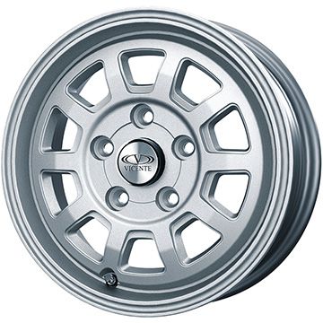 【新品】ホンダ N-VAN e スタッドレスタイヤ ホイール4本セット 145/80R13 88/86N ダンロップ ウインターマックス LV01 for VAN WEDS ウェッズ ヴィセンテ 06 NE 4J 13インチ(送料無料)|フジ スペシャルセレクション