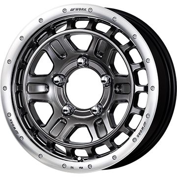【新品】ジムニー スタッドレスタイヤ ホイール4本セット 175/80R16 ブリヂストン ブリザック WZ-1 WORK ワーク クラッグ ティーグラビックII【限定】 5.5J 16インチ(送料無料)