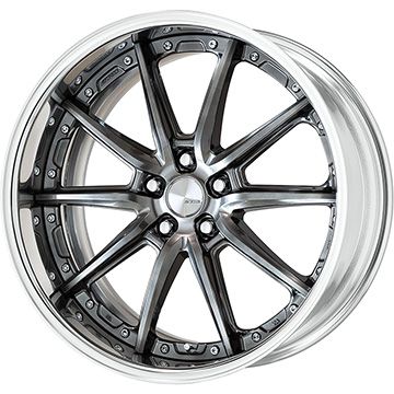 【新品国産車用5穴114.3】 夏タイヤ ホイール4本セット 235/55R20 グリップマックス スタチャー H/T300 BSW（限定） WORK ワーク ランベック LS10 8J 20インチ(送料無料)