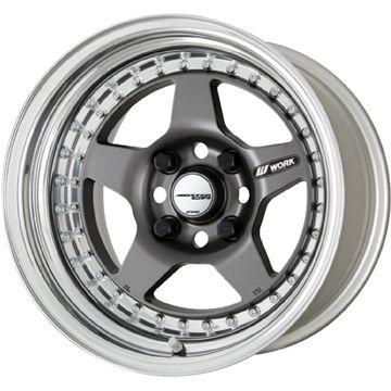 【新品国産車用5穴114.3】 夏タイヤ ホイール4本セット 215/60R16 ダンロップ エナセーブ EC205 WORK ワーク マイスター CR01 7J 16インチ(送料無料) 148,350円