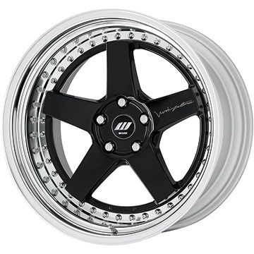 【新品国産車用5穴114.3】 夏タイヤ ホイール4本セット 235/55R19 グリップマックス スタチャー H/T300 BSW（限定） WORK ワーク ジスタンス W5S S/W 8J 19インチ(送料無料)